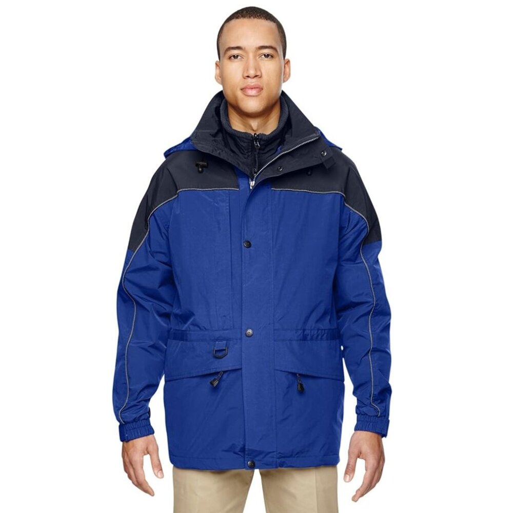 NWT North End Men's 3-in-1 Winter Parka Blue Size XL 2XL 3XL 4XL 5XL $149 LE142